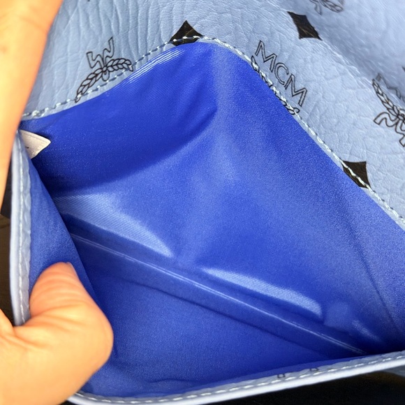 (PICK your Color) MCM Blue OR Tan Monogram Clutch- Novelty (price is for one) - Picture 7 of 13